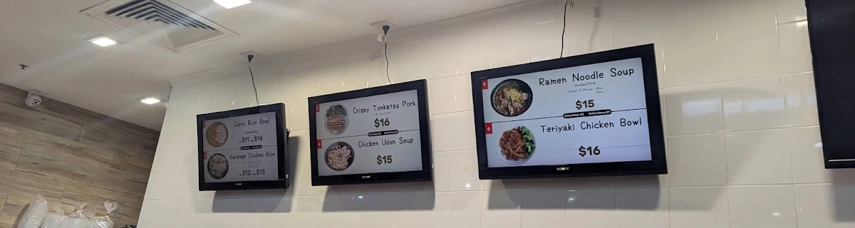 Menu, Sushi on Cunningham