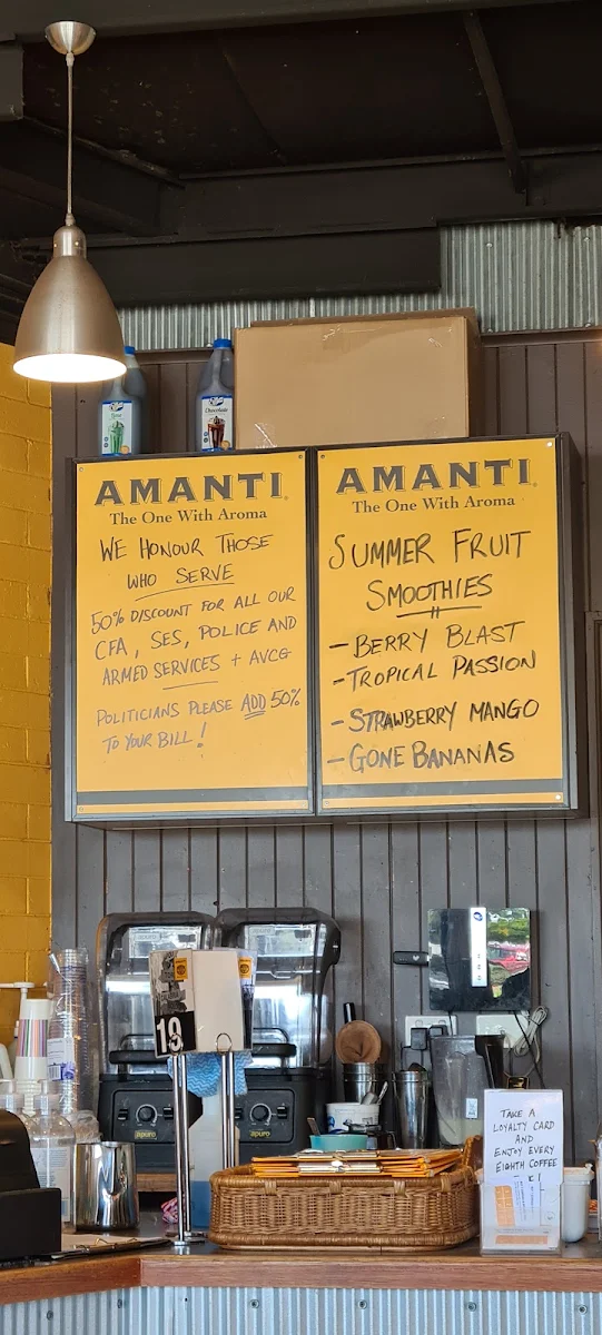 Menu, BLOODY GOOD COFFEE