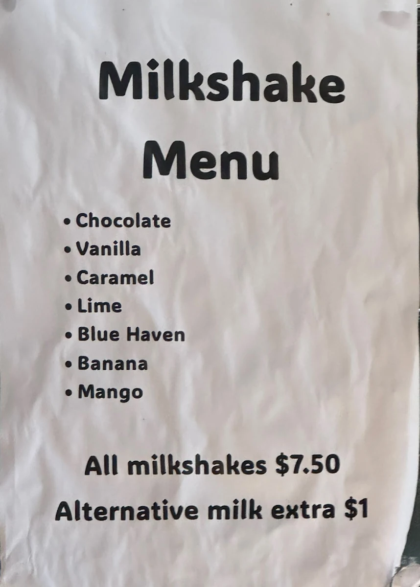 Menu, BLOODY GOOD COFFEE