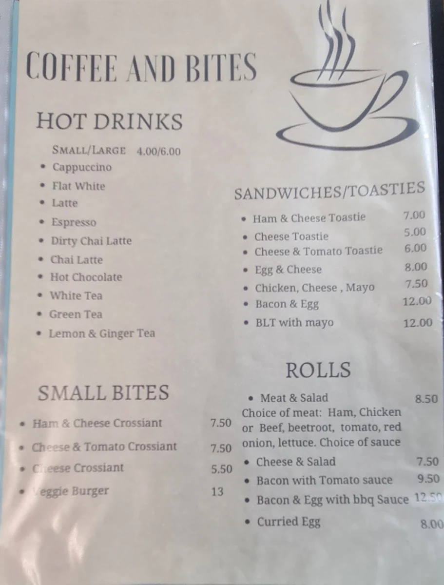Menu, Widgie Tavern & Roadhouse