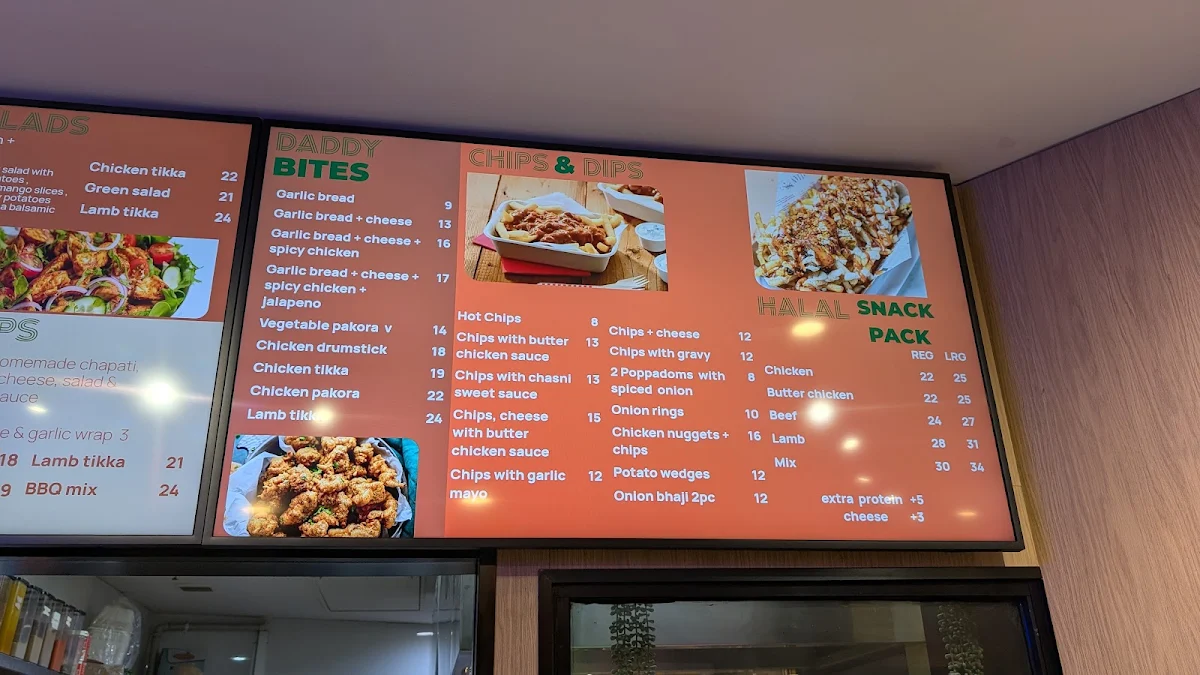 Menu, Urban Daddy Fusion Feast