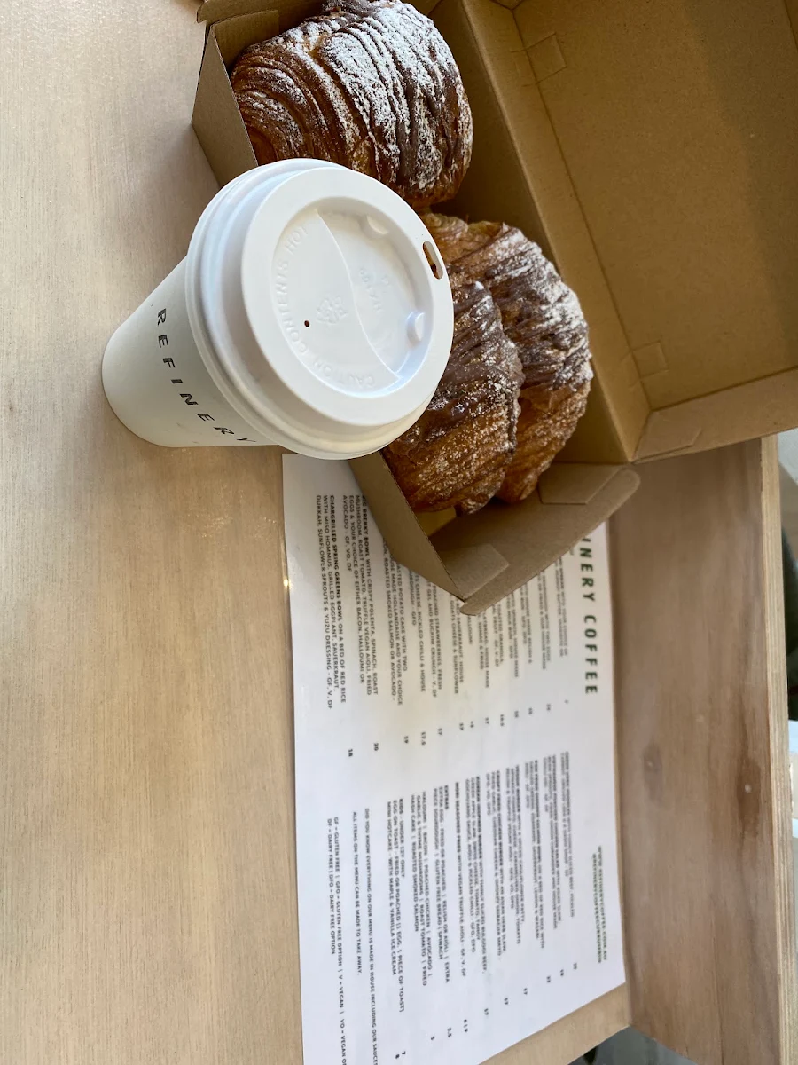 Menu, Refinery Coffee