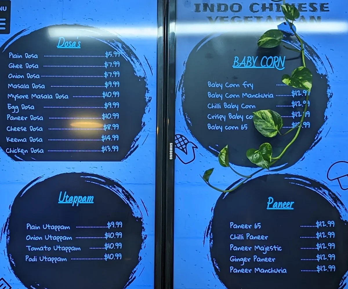 Menu, Swagath Biryani House