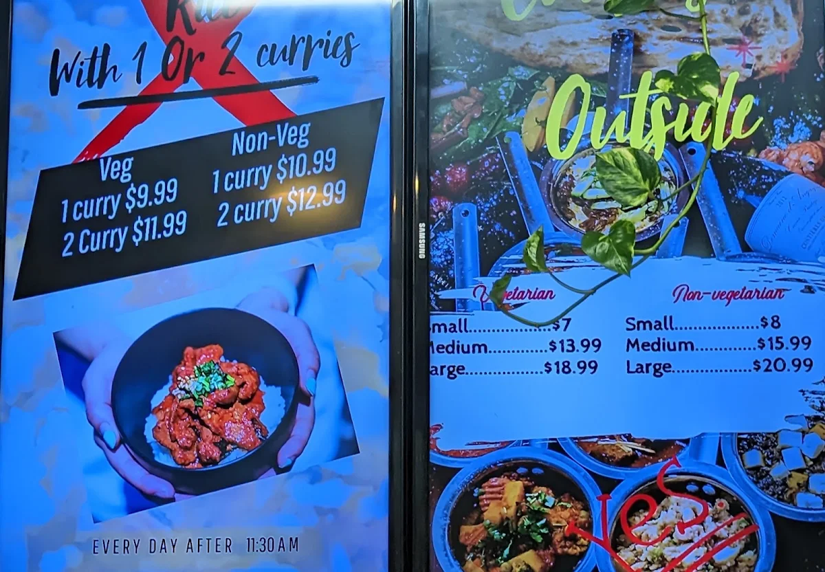Menu, Swagath Biryani House
