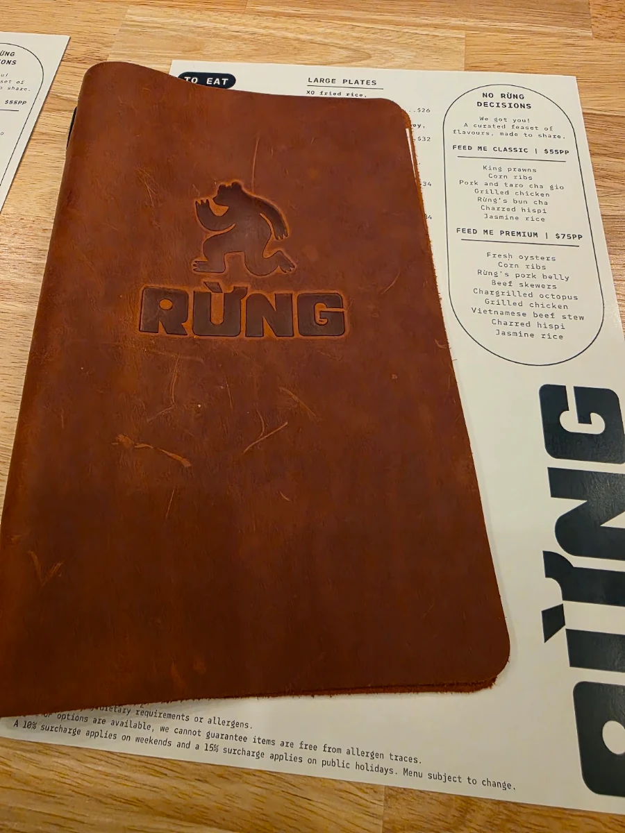Menu, Rừng Brisbane