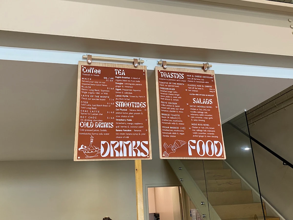 Menu, Local Hero Coffee Roasters | Erina
