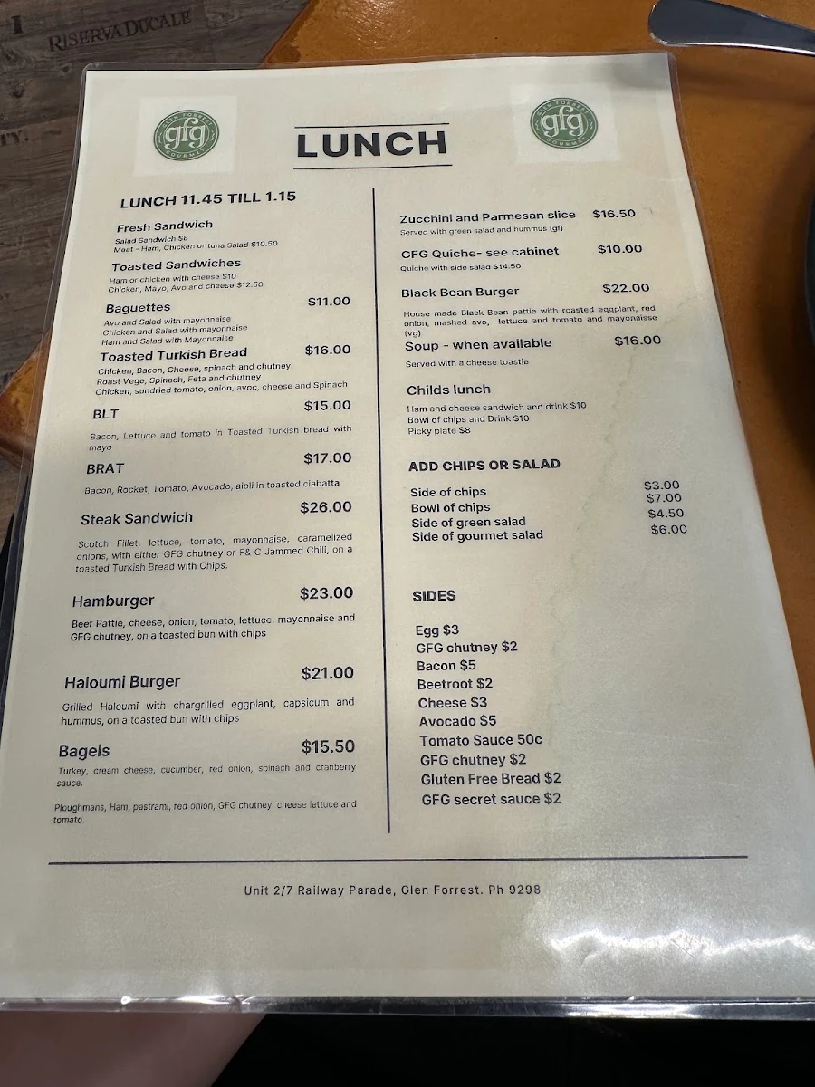 Menu photo 1