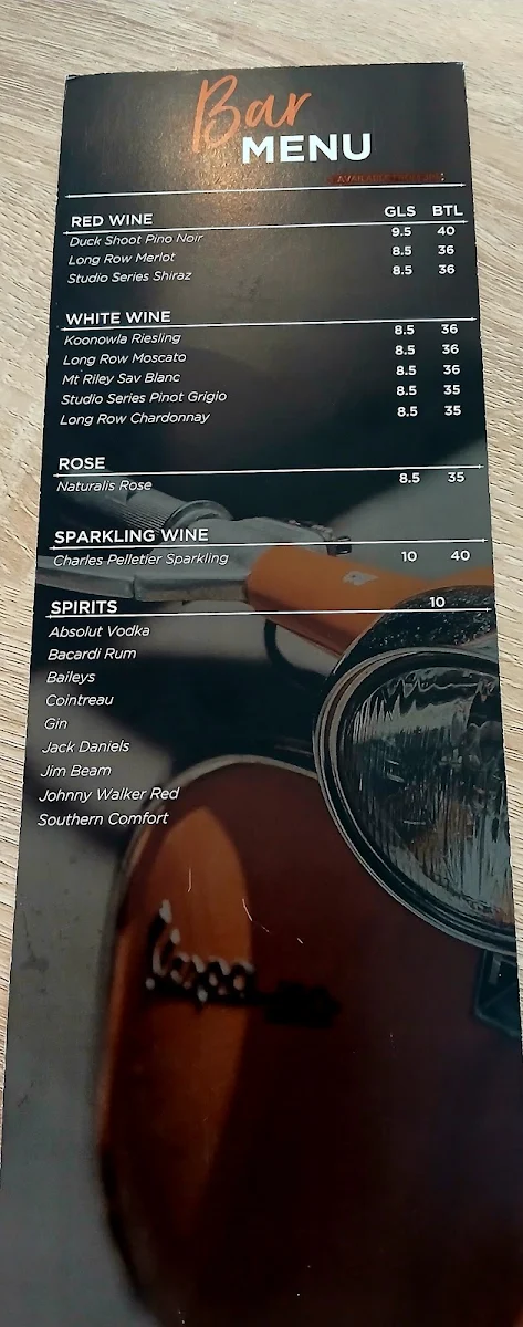 Menu, Degani Coburg Hill