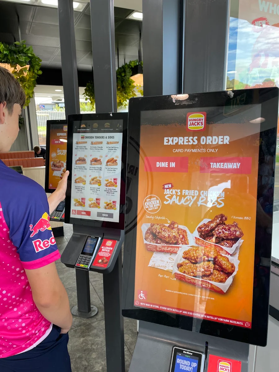 Menu, Hungry Jack's Burgers Bundoora