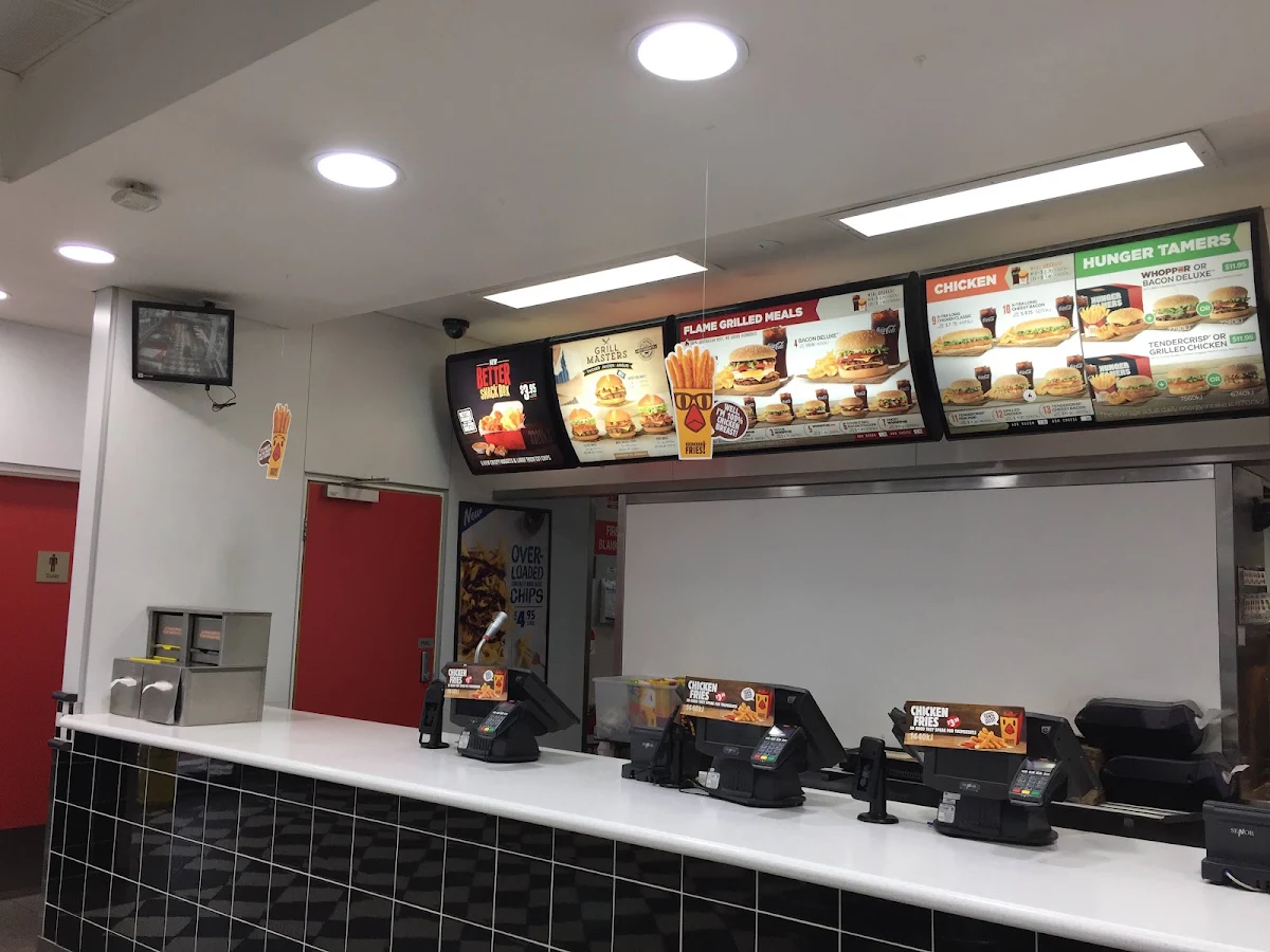 Menu, Hungry Jack's Burgers Bundoora