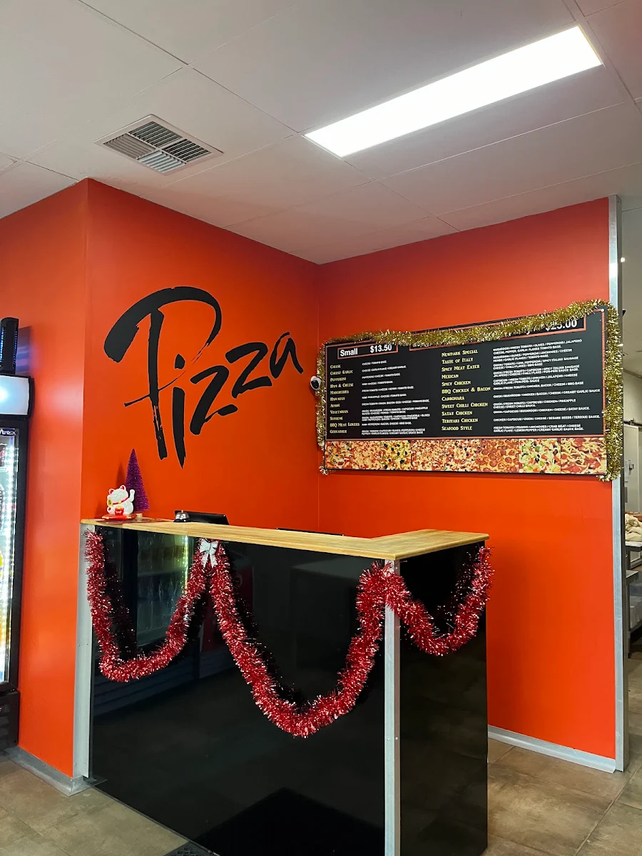 Menu, Newpark Pizza