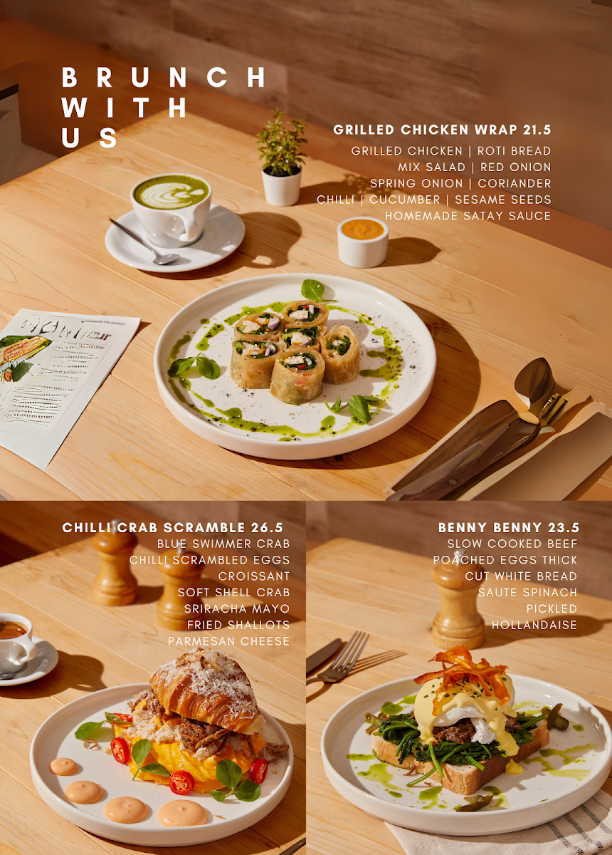 Menu, SUM Cafe and Thai eatery