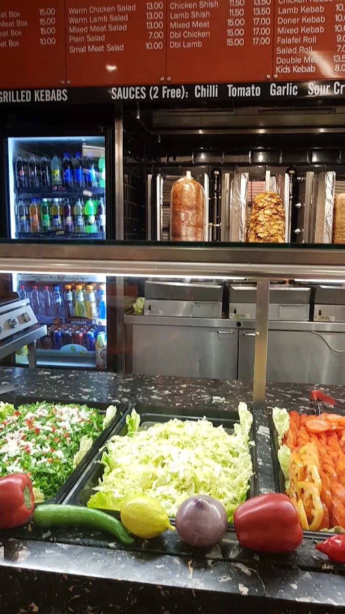 Menu, ROC Kebabs