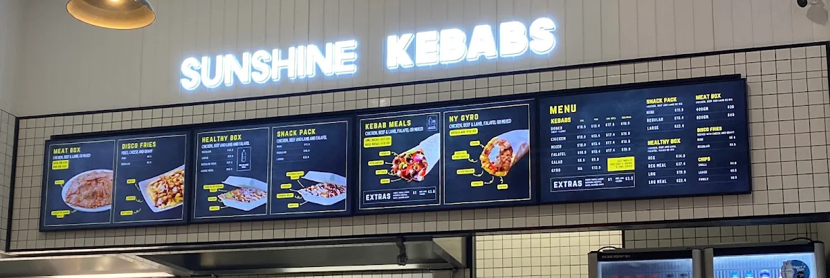 Menu, Sunshine Kebabs