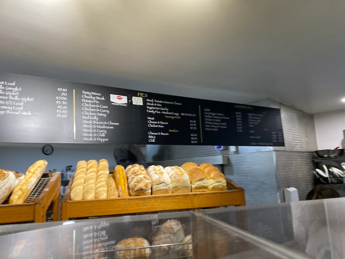 Menu, Mooloolah Valley Bakehouse