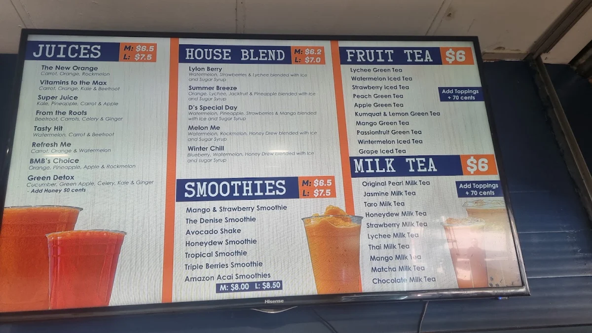 Menu, Bake Mi Baguette