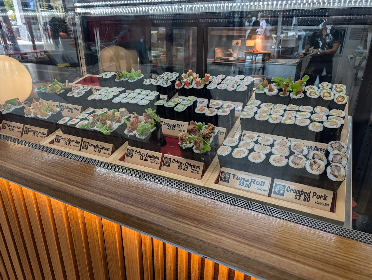 Menu, Sushi D'Lite