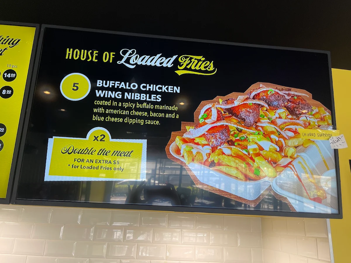 Menu, House Of Loaded Fries