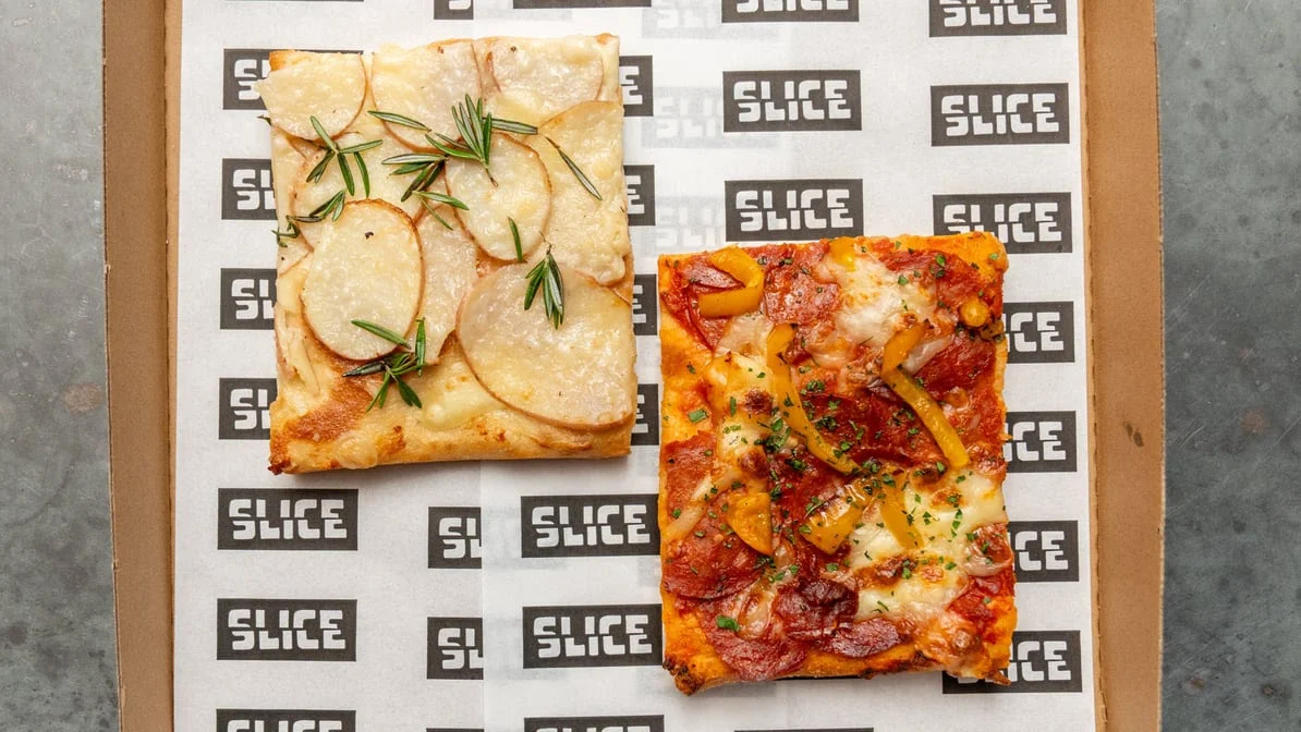 Menu, SLICE Pizza