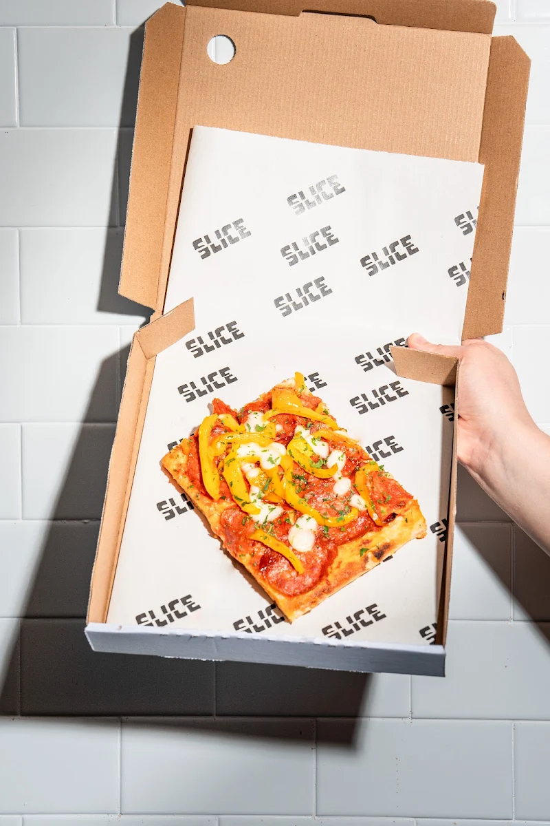 Menu, SLICE Pizza