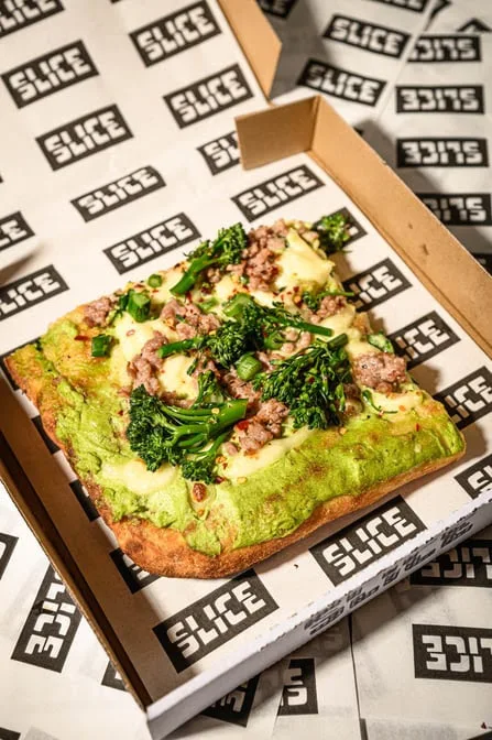 Menu, SLICE Pizza