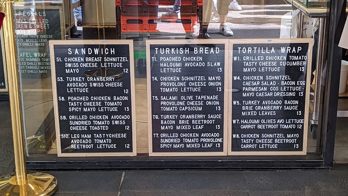 Menu, City Edge Cafe