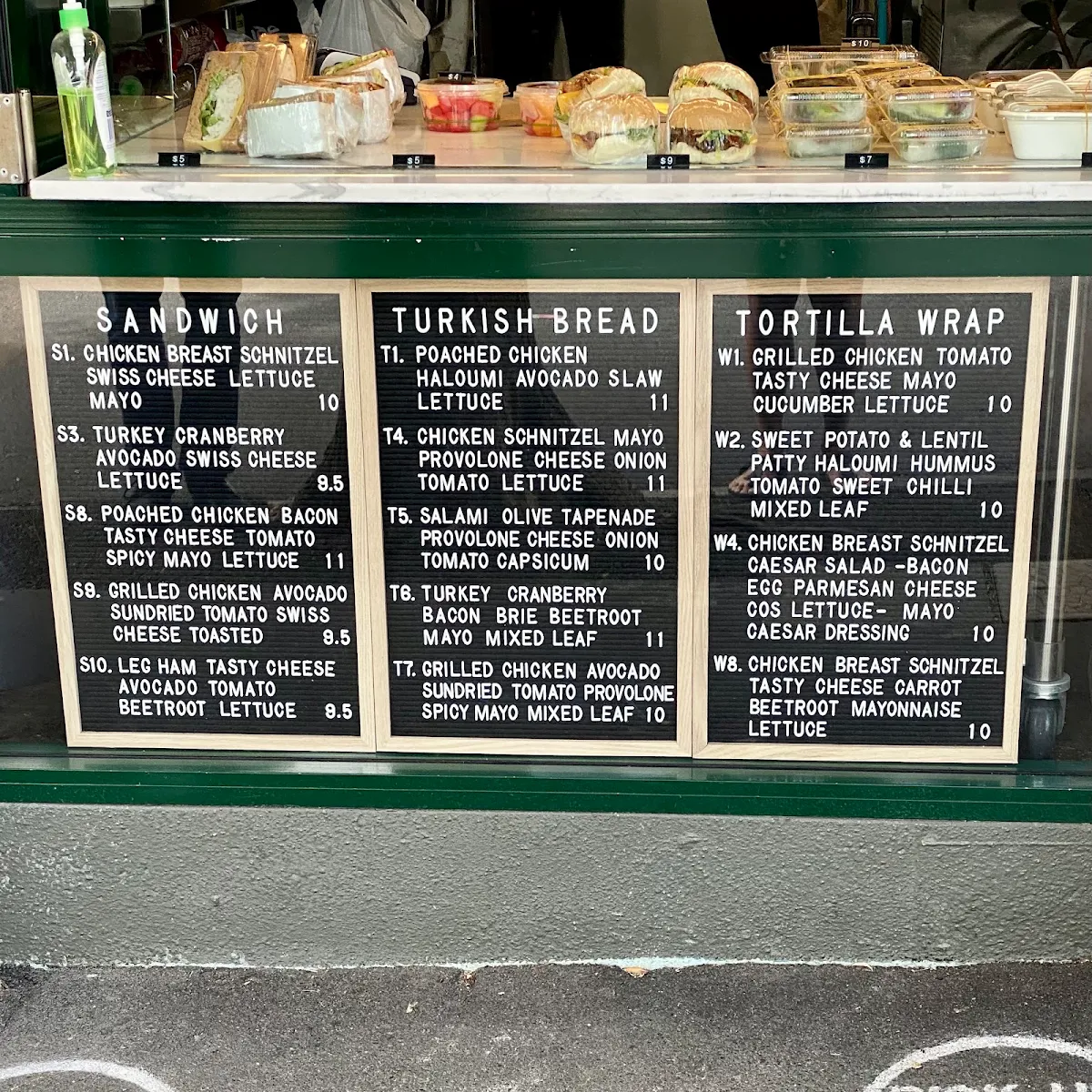 Menu, City Edge Cafe