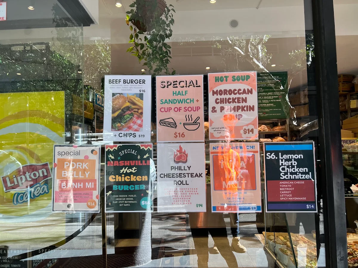 Menu, City Edge Cafe