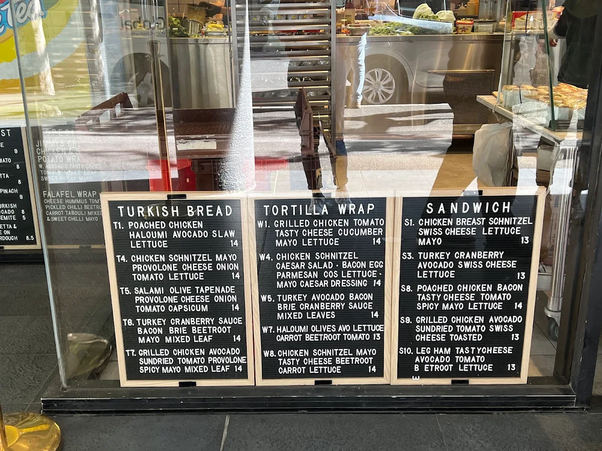 Menu, City Edge Cafe