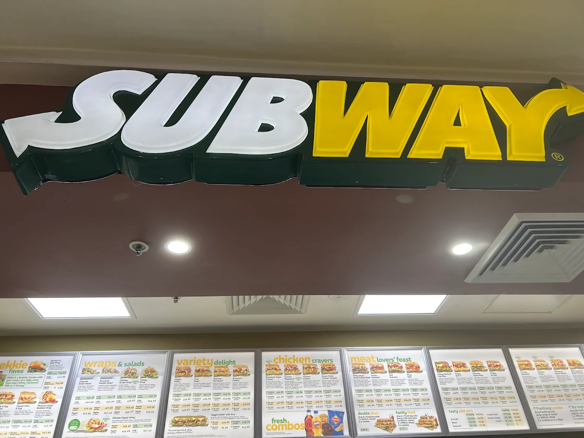 Menu, Subway