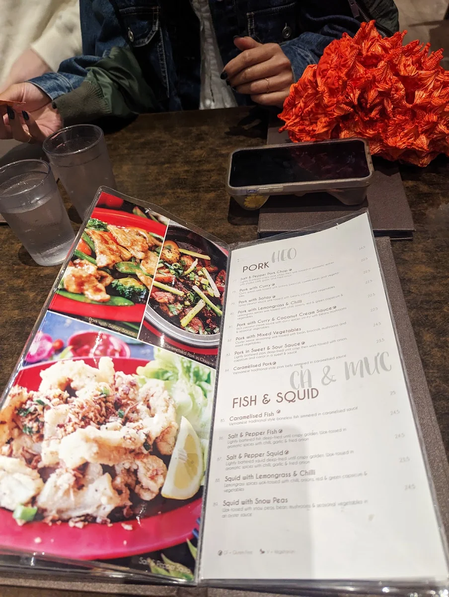 Menu, Pho Phd Vietnamese Restaurant