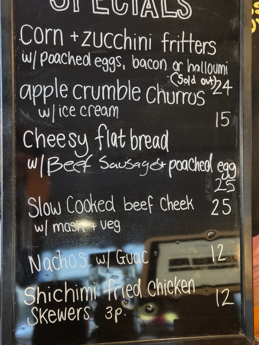 Menu, Touch of the MO