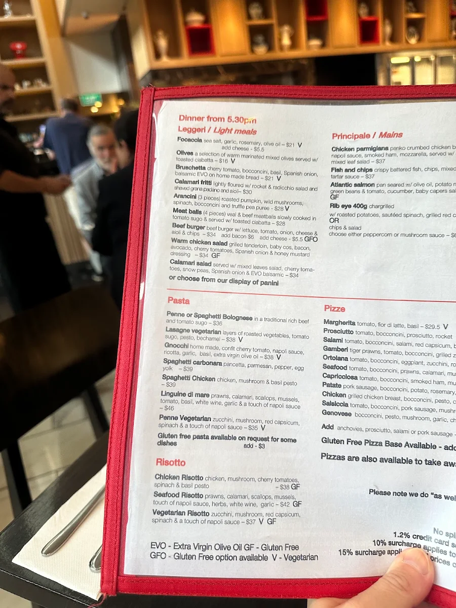 Menu, Baci