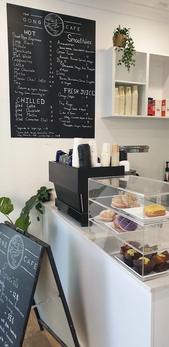 Menu, The Gong Cafe