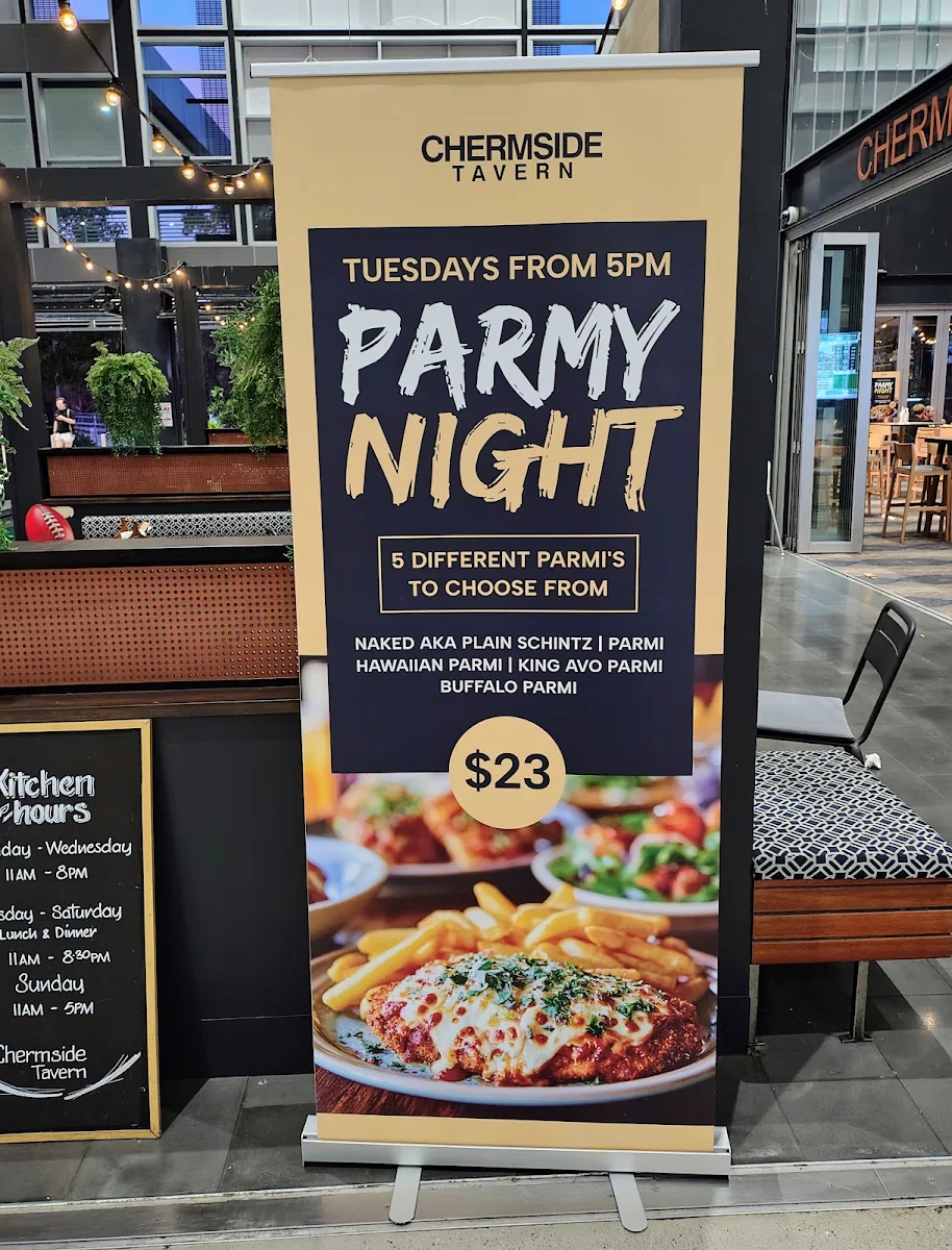 Menu, Chermside Tavern