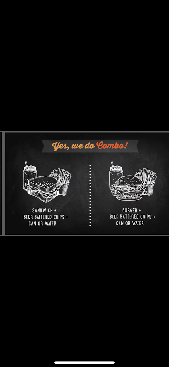 Menu, North Sandwich & Burger Kent St