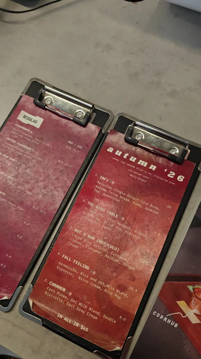 Menu, in.btwn