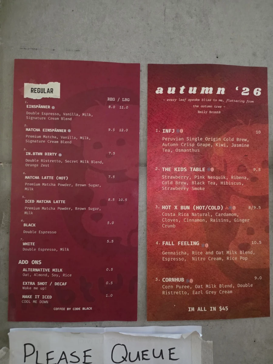 Menu, in.btwn