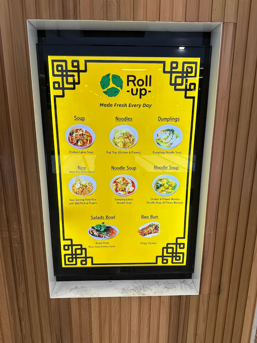 Menu, Roll Up Dumplings-Greenacres
