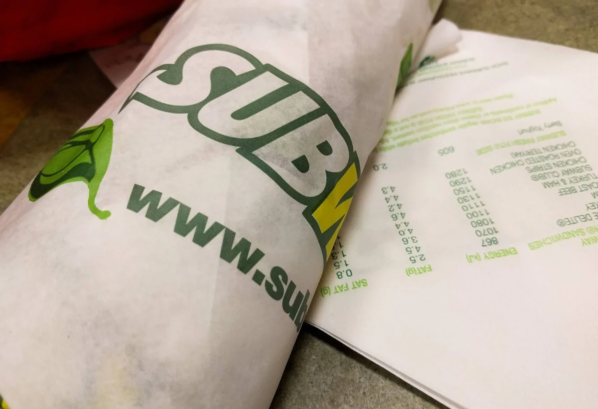 Menu, Subway® Restaurant