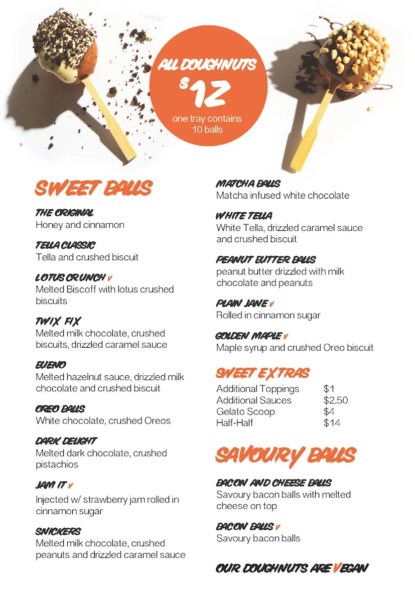 Menu, Lukumades Windsor
