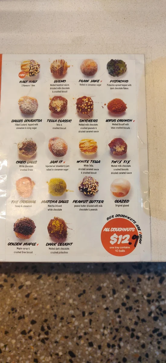 Menu, Lukumades Windsor