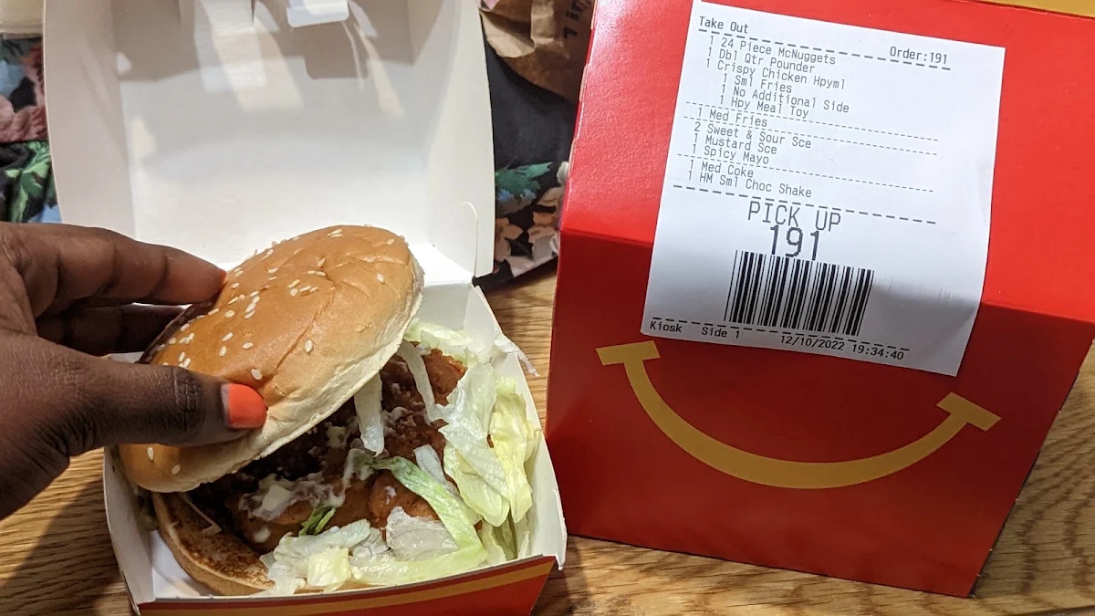 Menu, McDonald's Moorebank