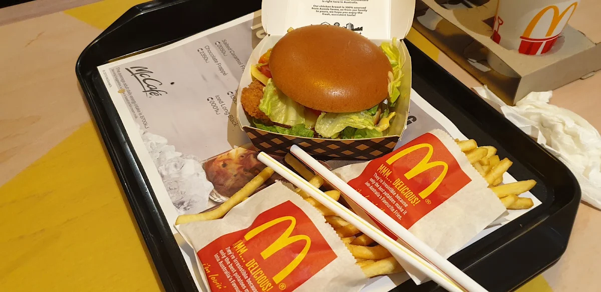 Menu, McDonald's St Marys North