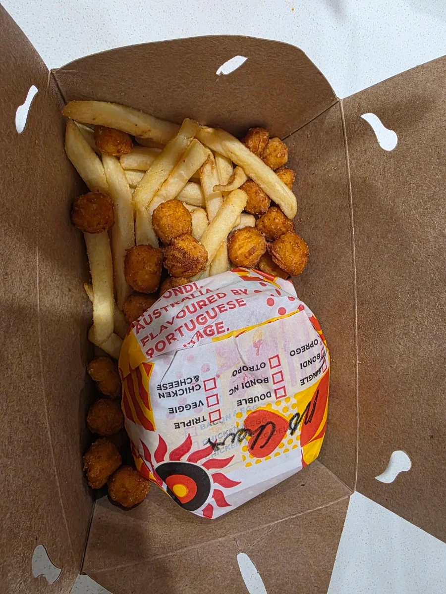 Menu, Oporto Gregory Hills Drive Thru