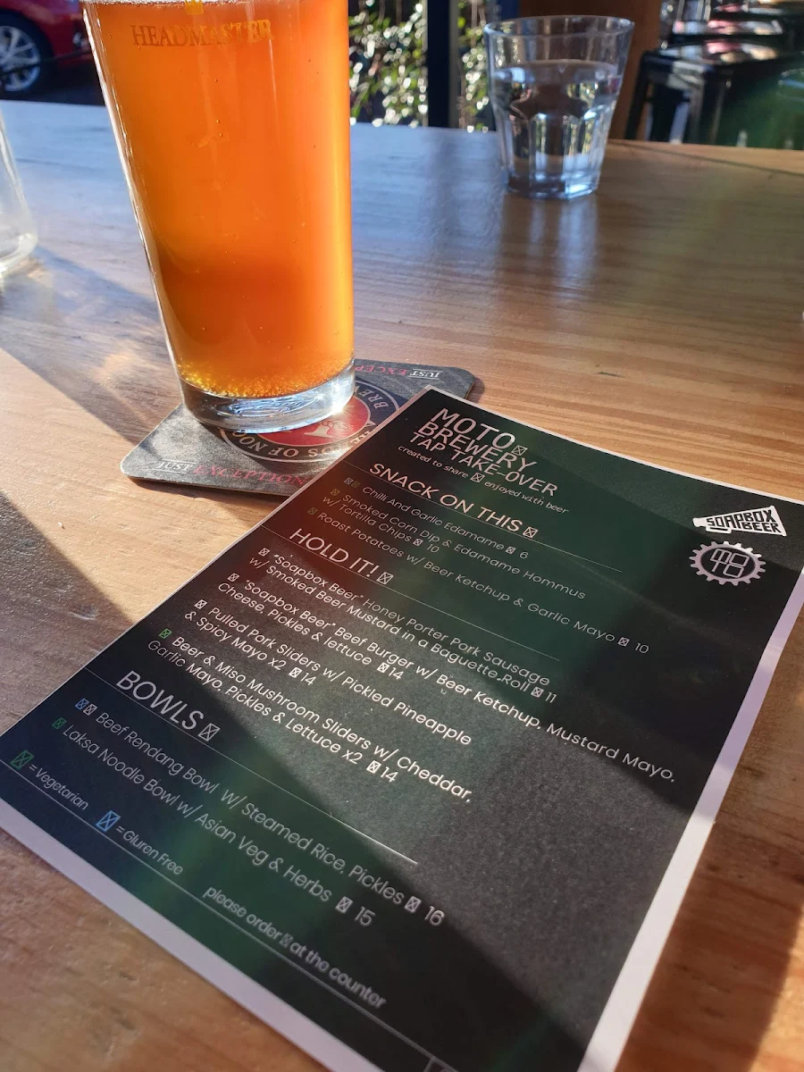 Menu, MOTO