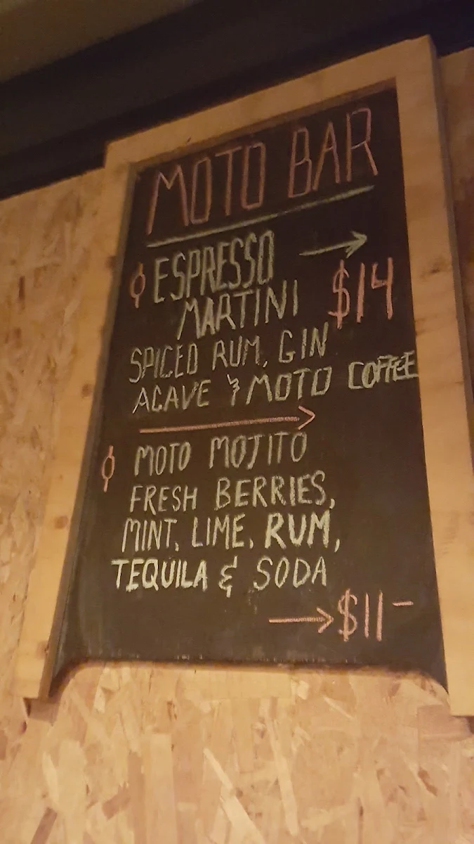 Menu, MOTO