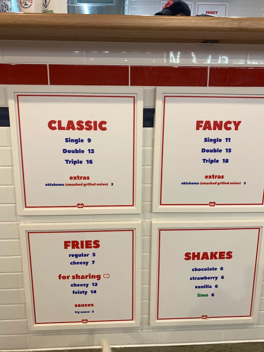 Menu, Broken Hearts Burger Club - Victoria Point