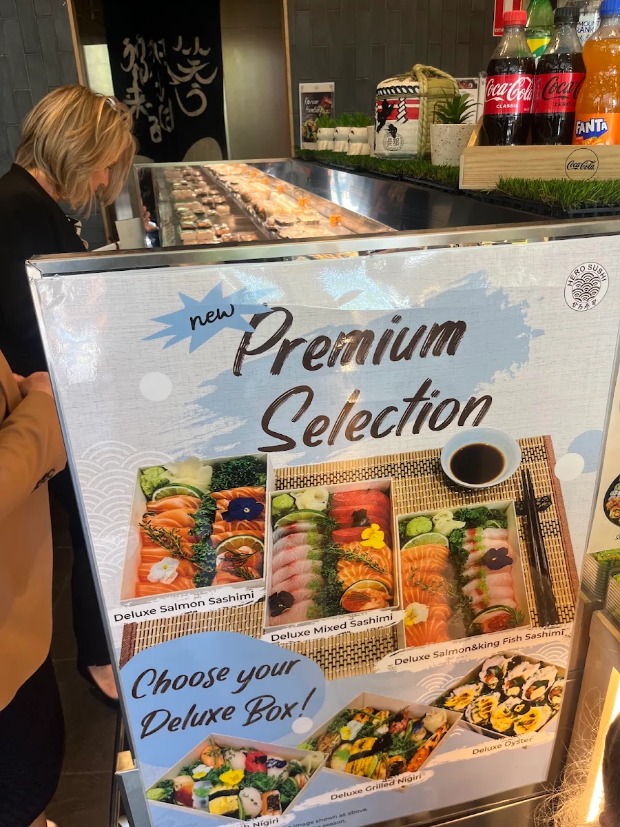 Menu, Hero Sushi