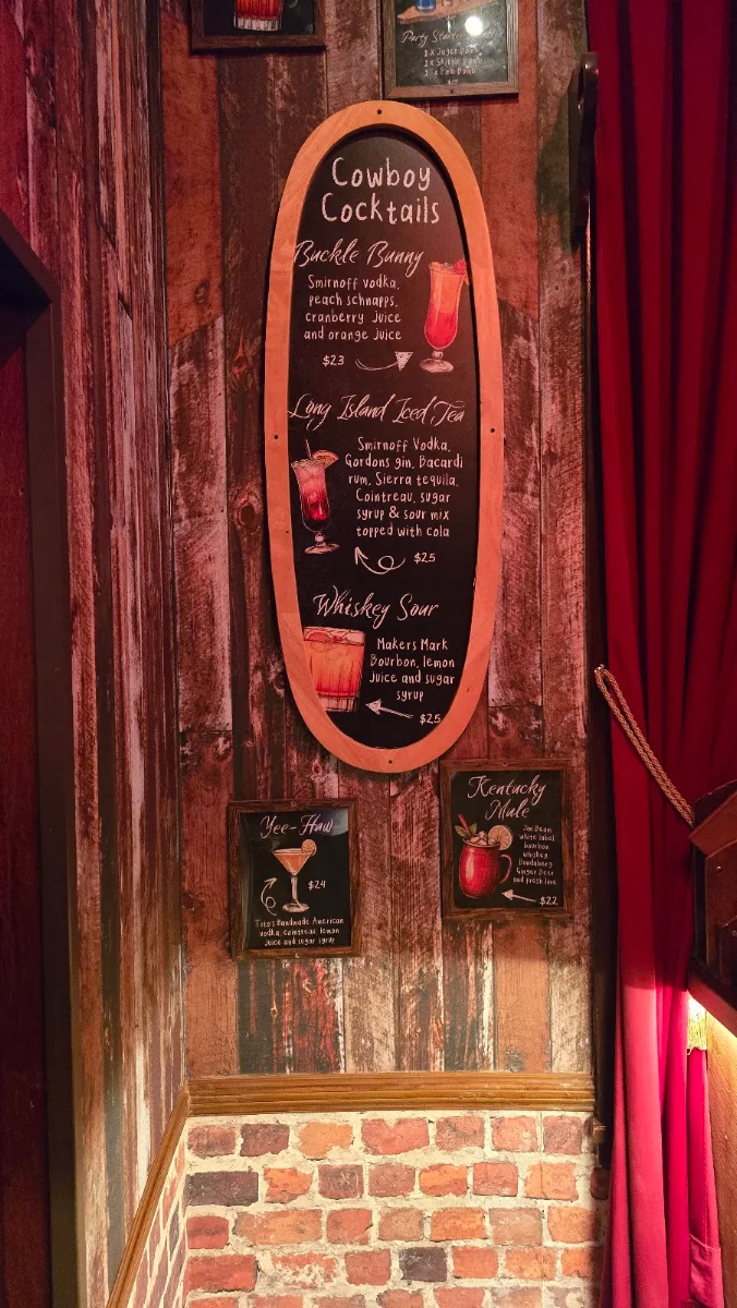 Menu, Bird's Nest - Fortitude Valley